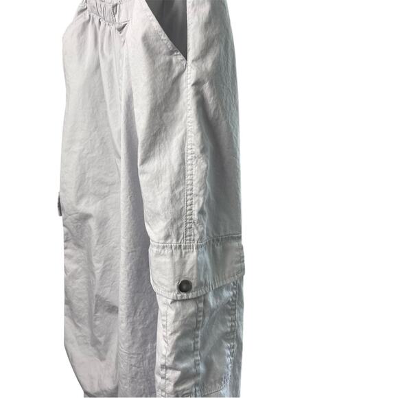 Faded Rose High Rise Pale Blue Cargos, joggers, utility, track, pants, EUC, L - Picture 3 of 6